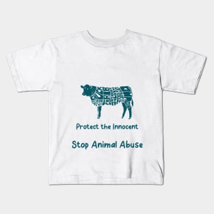 Protect the Innocent- Animal Abuse Kids T-Shirt